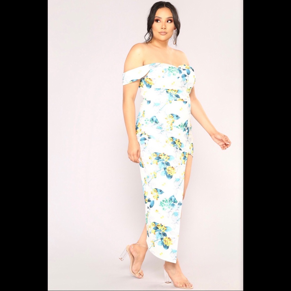 Fashion Nova Flower Market Asymmetrical Dress! - Picture 3 of 4